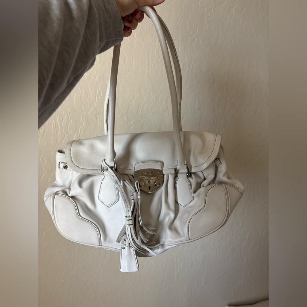 Prada white bag